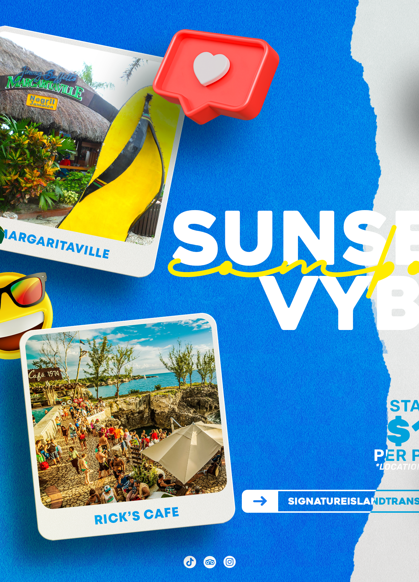 Sunset Vibes Combo: Margaritaville Negril & Rick's Cafe